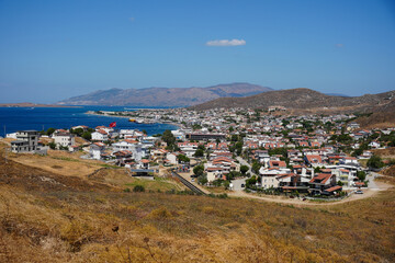 General view of Avsa Island in Balikesir, Turkiye
