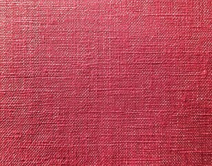 Fototapeta premium A flat lay of rich red cotton fabric showcasing a smooth texture under soft studio lighting, highlighting high-resolution details and vibrant color in a clean, sharp focus.