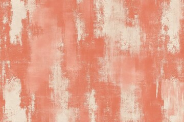Fototapeta premium A textured red terracotta wall background in soft orange and pink tones, resembling aged plaster. Ideal for digital art, scrapbooking, and elegant design applications.