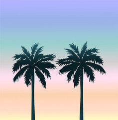 Obraz premium Two palms