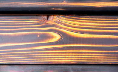 Cedar Wood Torched with Fire and Treated with Ting Oil