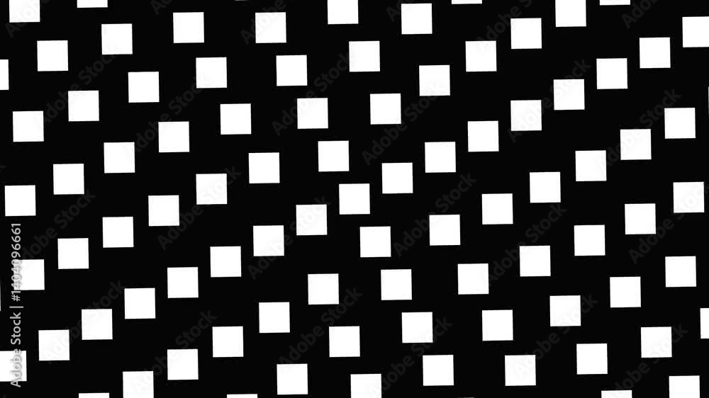 Aufkleber halftone round square pattern background design - loopable animation