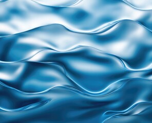 Obraz premium Abstract Flowing Water Background with Blue Tones and Smooth Curves