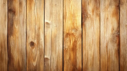 Naklejka premium Light brown wooden background texture featuring a subtle wood grain pattern. High-quality surface ideal for design, decoration, and illustrations with ample copy space.