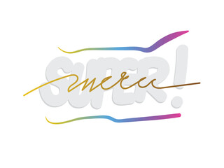 thank you text for label design