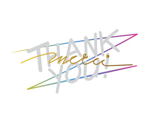 thank you text for label design