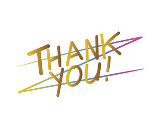 thank you text for label design