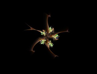 Imaginatory fractal abstract background Image