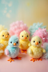 Fototapeta premium easter chicks 