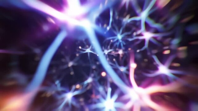 Neural Connections | Abstract Brain Network, Digital or Photorealistic in 4K