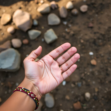 hands hold real cedulas