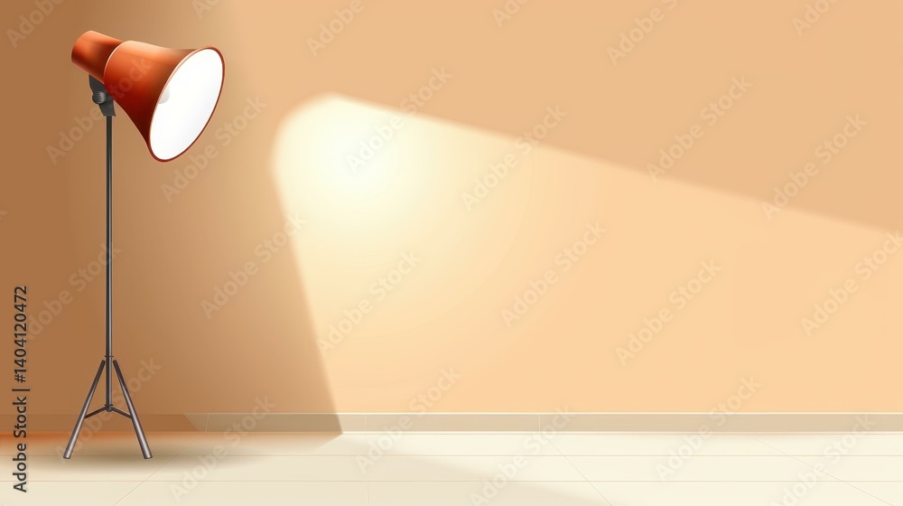 Poster brighten your design with a stunning vector spotlight effect that adds depth and drama to any projec