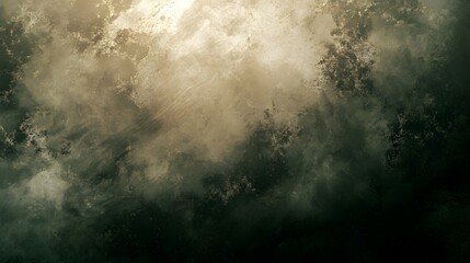 Obraz premium Dramatic clouds fill the sky with dark and light tones creating a stormy atmosphere.