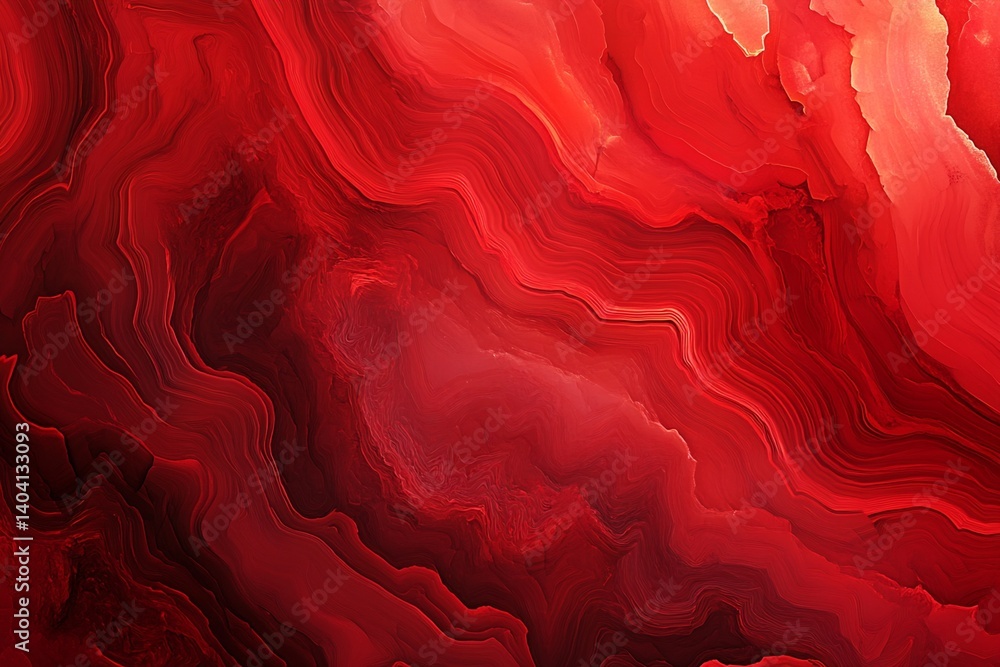 Aufkleber abstract red wave pattern image
