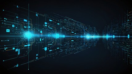 Innovative technologies modern creative background