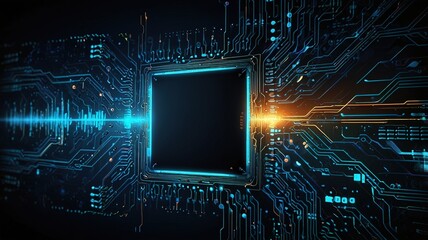 Innovative technologies modern creative background