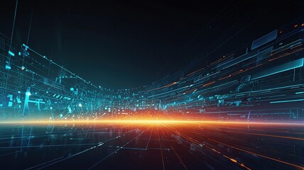 Innovative technologies modern creative background