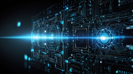 Innovative technologies modern creative background