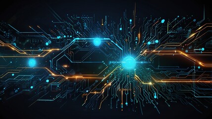Innovative technologies modern creative background