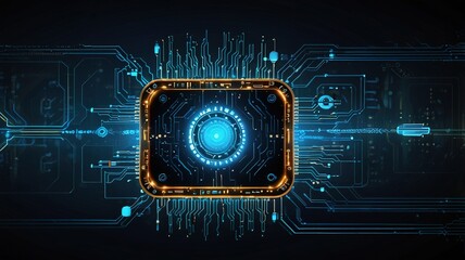 Innovative technologies modern creative background