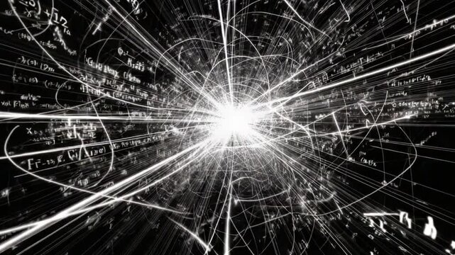 Exploring the Complexities of Physics Through Abstract Visualization Generative AI