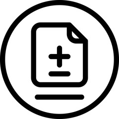 File Diff Outline Style Icon
