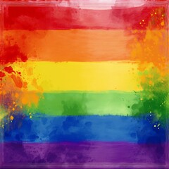 creative border frame illustration of abstract rainbow background wallpaper gay pride LGBT flag banner with space for copy background, graphic resource