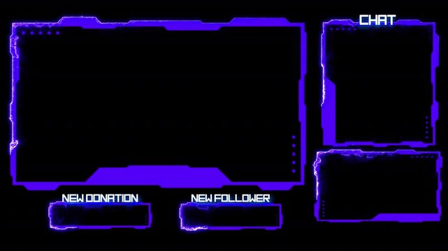 Purple Streamer Overlay Setup