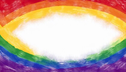 Fototapeta premium creative border frame illustration of abstract rainbow background wallpaper gay pride LGBT flag banner with space for copy background, graphic resource