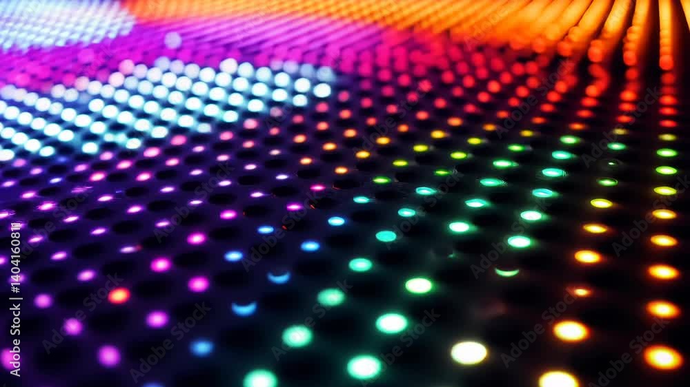 Poster vibrant display of colors undulating in a rhythmic pattern creating a mesmerizing visual experience 
