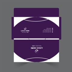 Envelope design template for office and personal use.