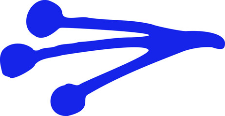 Abstract Paper Cut-Out Flower Shape