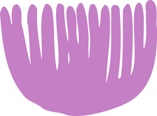 Abstract Paper Cut-Out Flower Shape