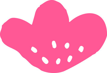 Abstract Paper Cut-Out Flower Shape