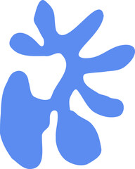 Abstract Paper Cut-Out Leaf Shape