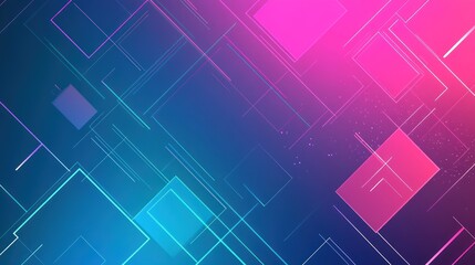Abstract geometric shapes in vibrant colors