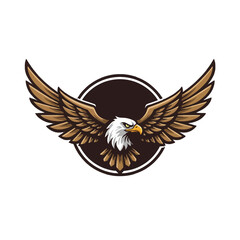 Obraz premium Eagle with Wings Outspread