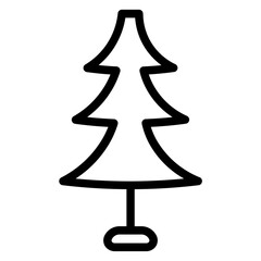 Tree Nature Plant Line Icon