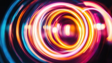 Abstract Light Trails