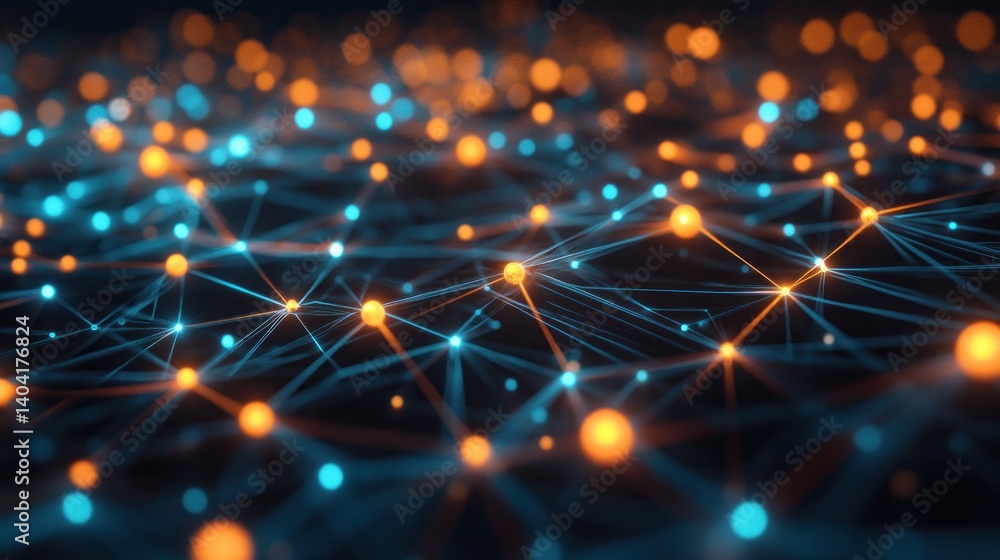 Poster abstract network connection