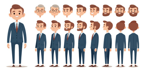 Cartoon-Character-Sheet-Businessman-Design-Illustration