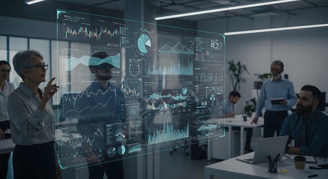 Metaverse Finance: VR Analyst Using Holographic Dashboard