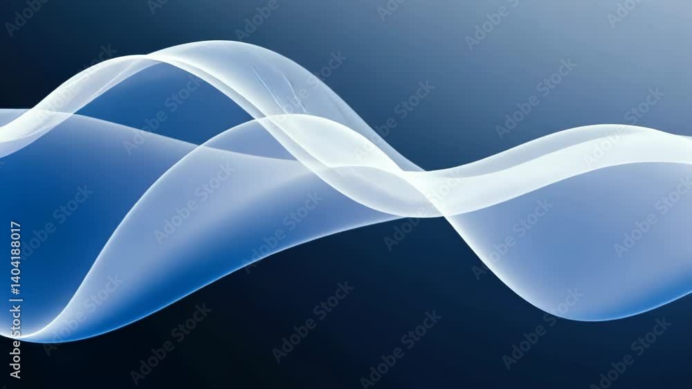Poster captivating flowing shapes create mesmerizing patterns in a serene digital landscape generative ai