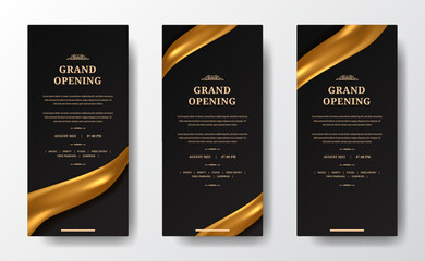 Gold Ribbon Social Story Pack for Grand Opening