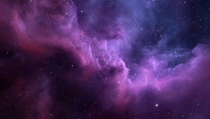 Obraz premium purple nebula cloud space background