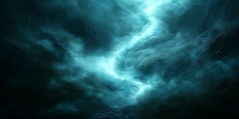 Dark Stormy Sky Above