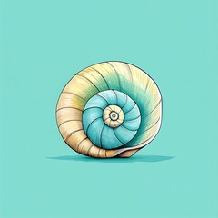 Obraz premium Spiral seashell