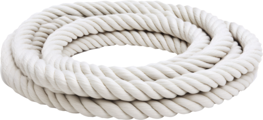 Twisted Rope Circle Against transparent Background 