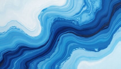 Abstract blue color paint splash seamless pattern. Watercolor texture design. Beautiful background for design, art projects, product presentation. Modern art style with creative vibrant colors. Blue