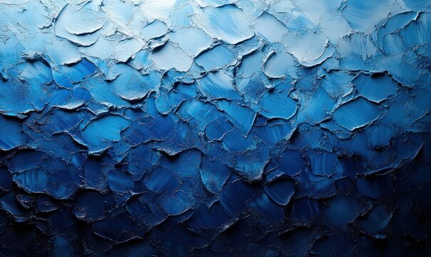 Blue Background with Cloudy Texture and Soft Lighting for Web Banner Long Gradient Artistic Design - Powered by Adobe